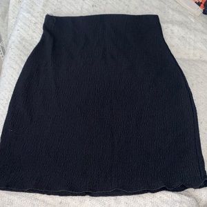 Misguided black mini skirt